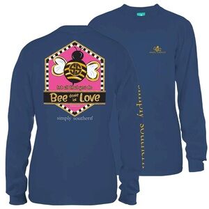 Simply Southern Women’s ' Navy Long Sleeve Shirt